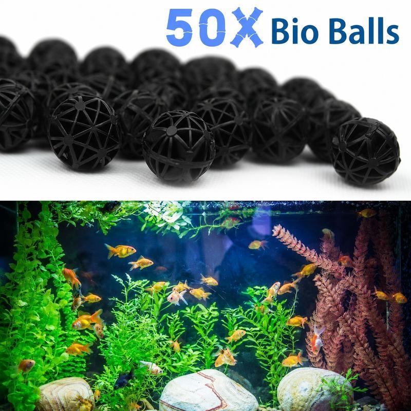 Aquarium And Marine - 50 pièces de boules filtrantes biologiques