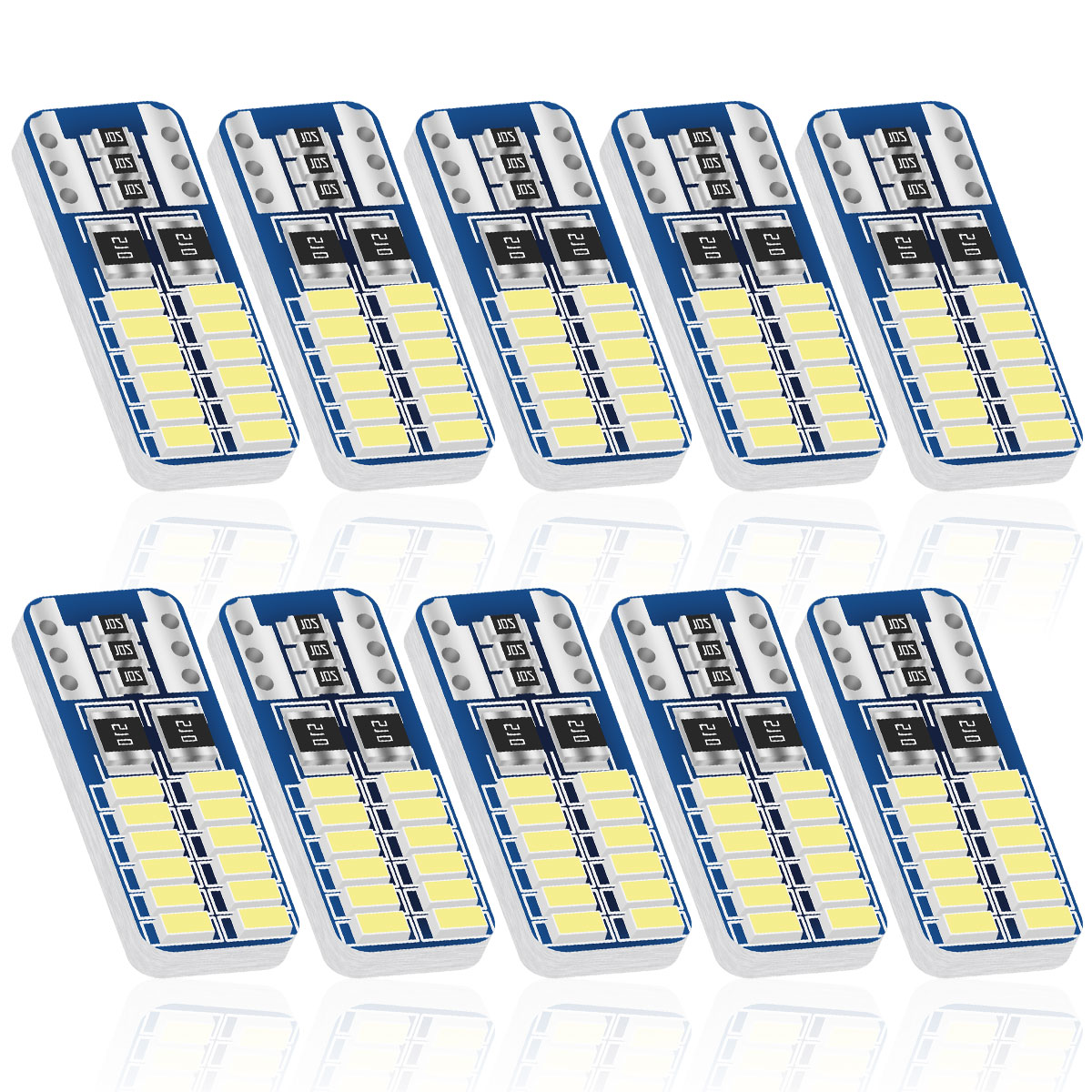 Actinic Blue Led - 2/6/10/20 pièces T10 W5W LED lumière