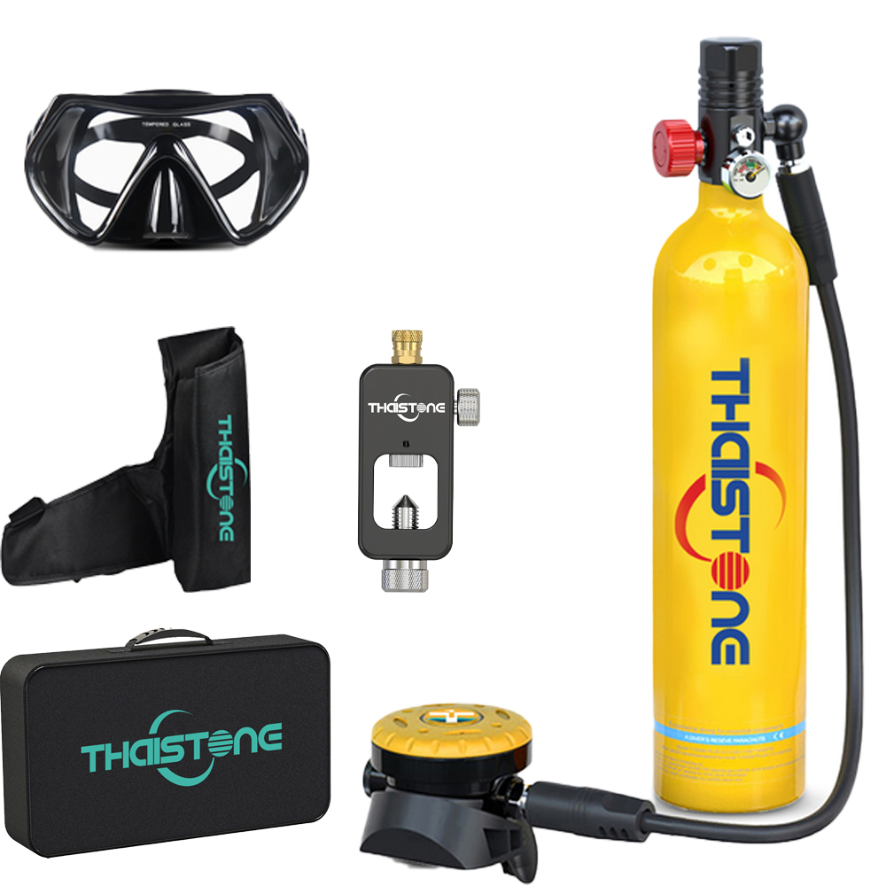 Marine Aquarium Equipment - THAISTONE-1L, réservoir de plongée sous-marine portable,