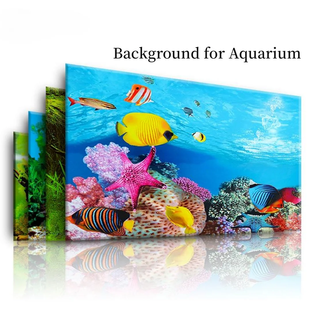 Marine Aquarium For Sale - Autocollant 3D de Fond d'Aquarium, Affiche