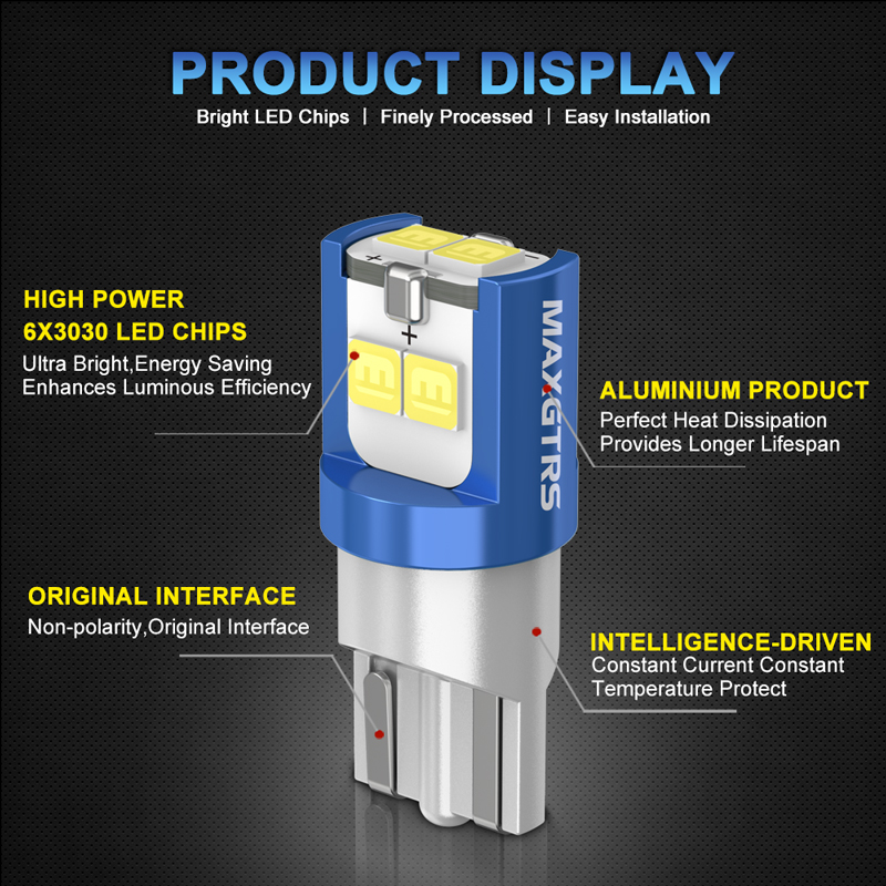 Ampoule LED W5W 10x19 194 168  - Actinic Blue Led avis et prix