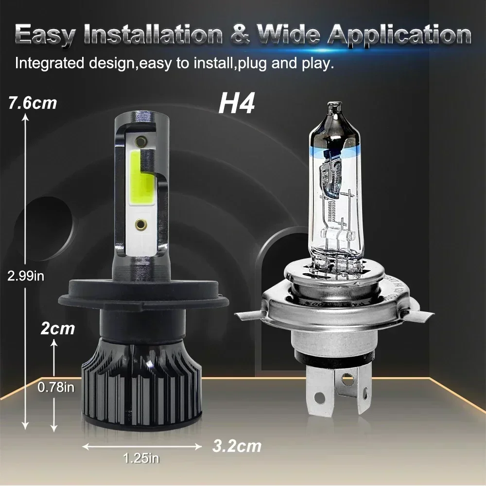 P1Car phare LED H4 H7 H1 H3 H8 - Actinic Blue Led avis et prix