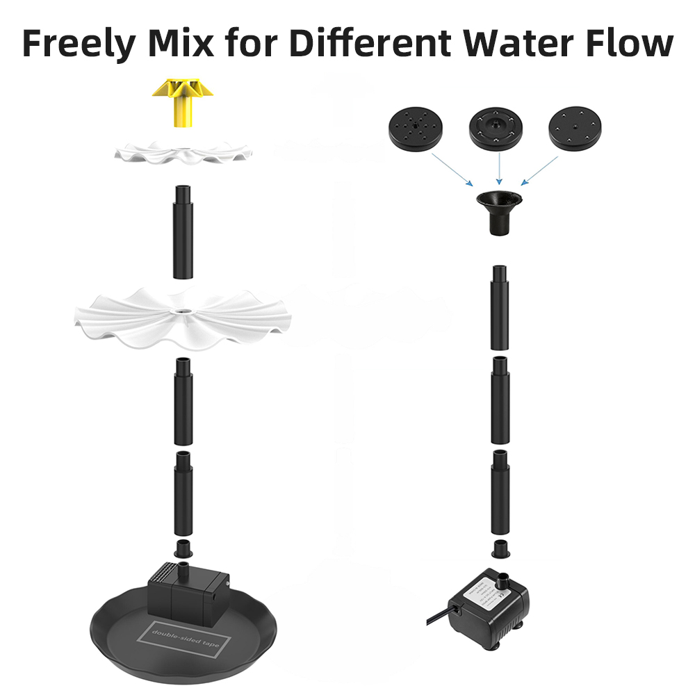 Pompe de fontaine solaire pour - Marine Aquarium Equipment avis et prix