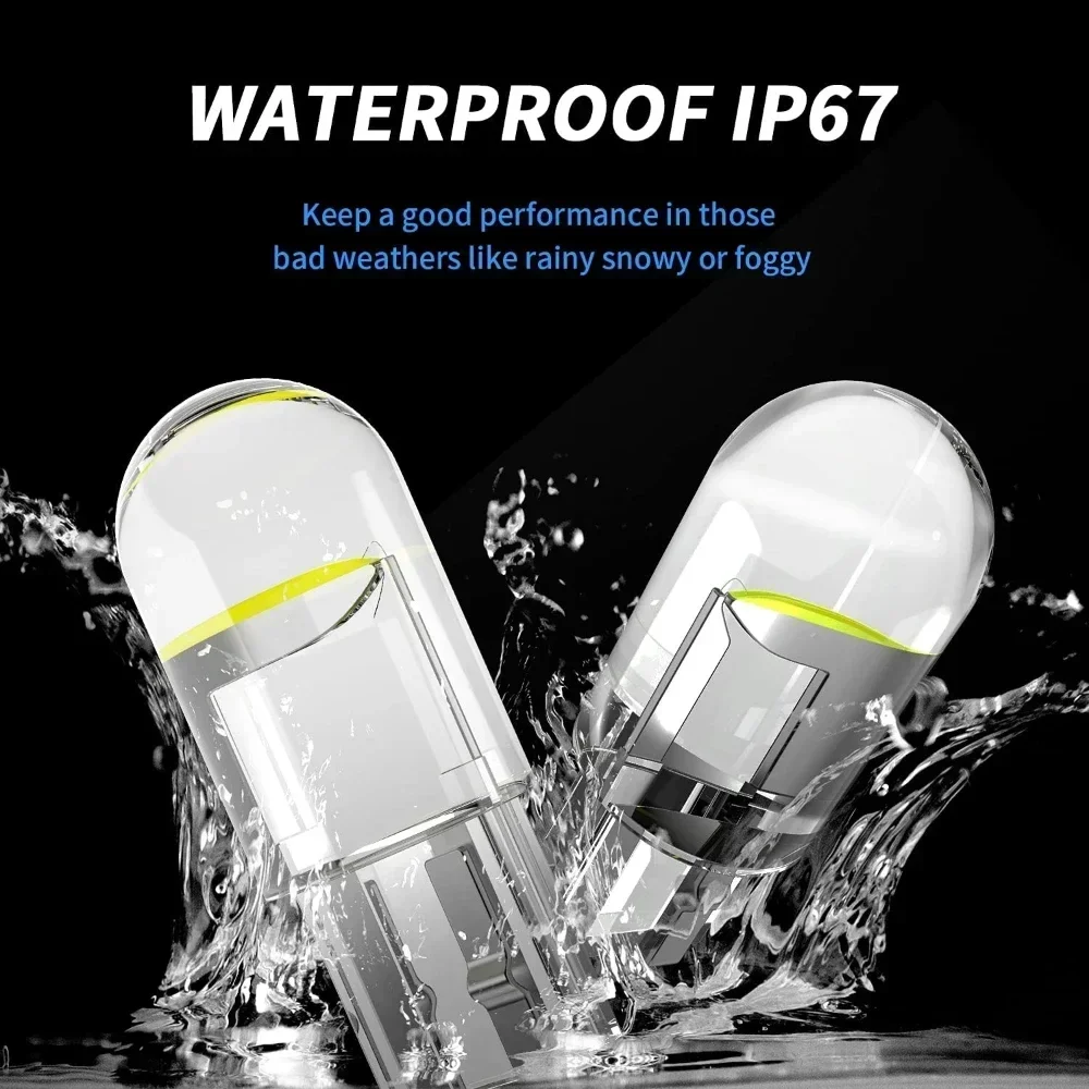 En gros T10 W5W W3W Led COB éc - Actinic Blue Led avis et prix
