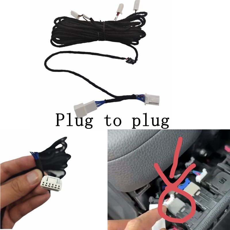 4 pièces LED voiture atmosphèr - Actinic Blue Led avis et prix