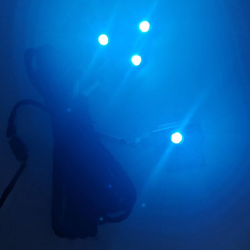 4 pièces LED voiture atmosphèr - Actinic Blue Led avis et prix