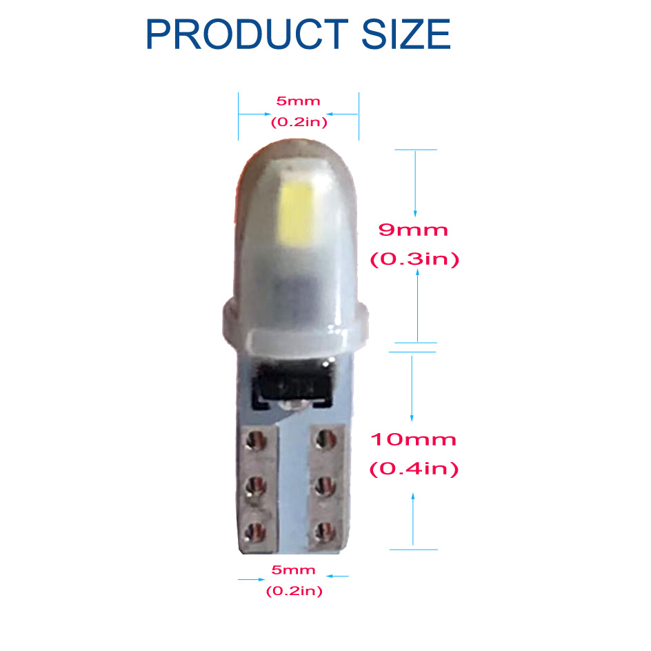 10 pièces T5 PC74 B8.5 LED Can - Actinic Blue Led avis et prix